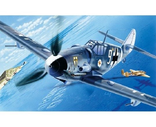 Italeri Messerschmitt BF - 109 G - 6, 1:72, Kokoonpanosarja, Kiinteäsiipiset lentokoneet, Sotilaslentokoneet, Messerschmitt BF - 109 G - 6, Muovi