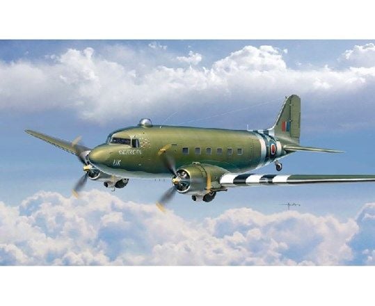 Italeri Dakota Mk.III, Fixed-wing aircraft model, Monteringssats, 1:72, Dakota Mk.III, Hankoppling, Second World War