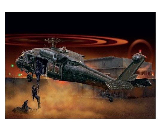 Italeri 1328, Rotorcraftmodell, Monteringssett, 1:72, UH - 60 Black Hawk, Luftfartøy til generelle formål, Flerfarget