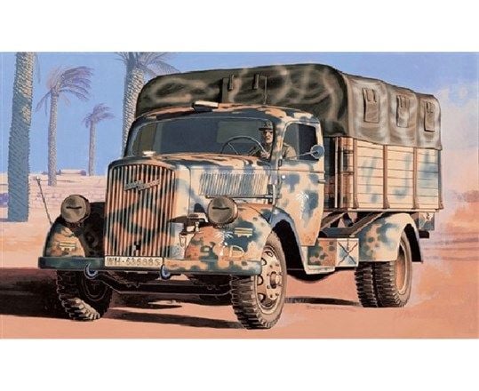 Italeri OPEL BLITZ, Military car model, Monteringssett, 1:72, Opel Blitz, Alle kjønn, Plast