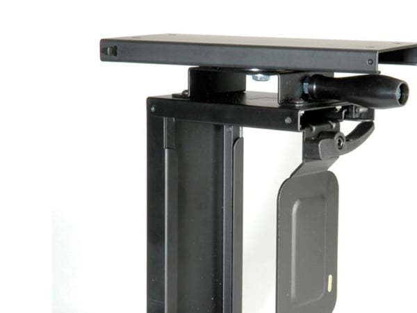 ROLINE 17.03.1131, Skrivebordsmontert CPU-holder, 10 kg, Svart, Stål, 10 cm, 35,8 cm