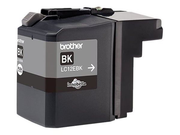 Brother LC12EBK - XL Capacity - svart - original - blekkpatron - for Brother MFC-J6925DW