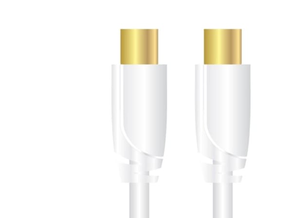 Sinox 1.0m RF M/F, 1 m, RF, RF, Valkoinen