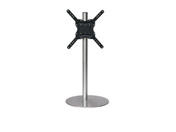 Sinox StandView - Stativ - for LCD-skjerm - aluminium, børstet stål - sølv - skjermstørrelse: 26"-55" - plassering på gulv