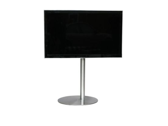 Sinox StandView - Stativ - for LCD-skjerm - aluminium, børstet stål - sølv - skjermstørrelse: 26"-55" - plassering på gulv