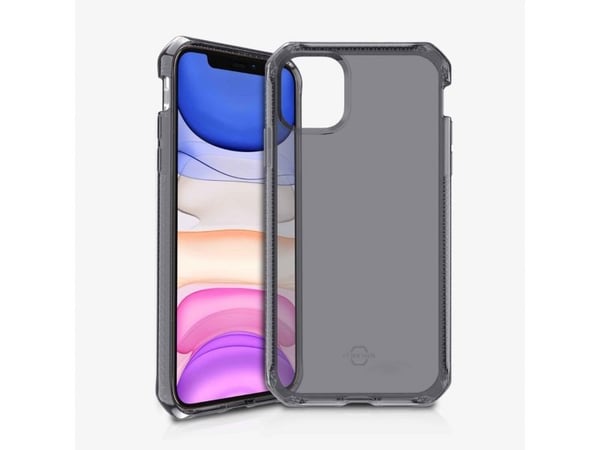 ITSKINS APXM-SPECM-BLCK, Rund (shell case), Apple, iPhone 11 Pro Max, 16,5 cm (6.5"), Svart, Gjennomsiktig