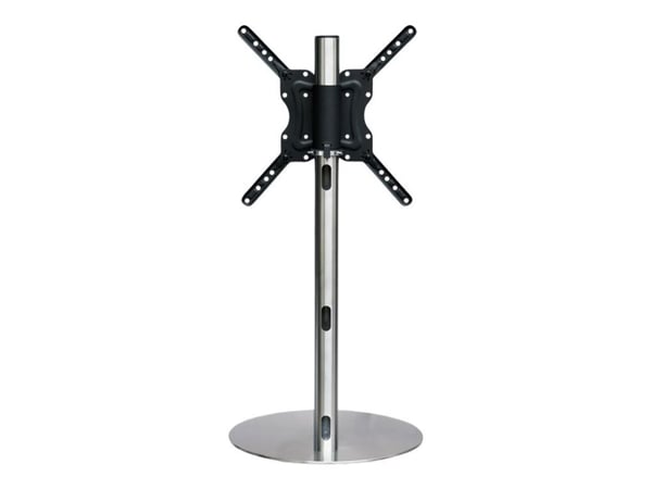Sinox StandView - Stativ - for LCD-skjerm - aluminium, børstet stål - sølv - skjermstørrelse: 26"-55" - plassering på gulv