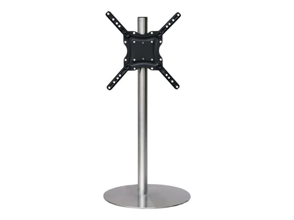 Sinox StandView - Stativ - for LCD-skjerm - aluminium, børstet stål - sølv - skjermstørrelse: 26"-55" - plassering på gulv
