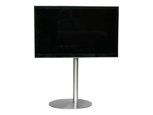 Sinox StandView - Stativ - for LCD-skjerm - aluminium, børstet stål - sølv - skjermstørrelse: 26"-55" - plassering på gulv