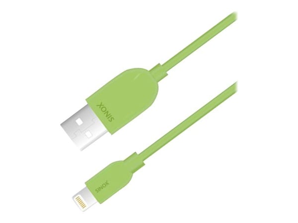 Sinox i-Media - Lightning-kabel - USB hann til Lightning hann - 2 m - grønn