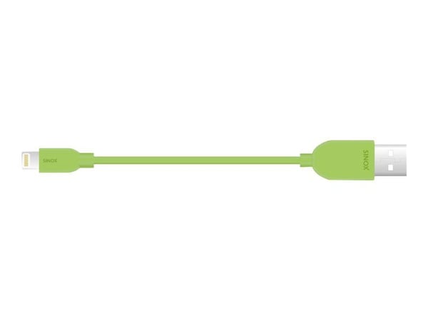 Sinox i-Media - Lightning-kabel - USB hann til Lightning hann - 2 m - grønn