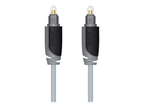 Sinox Plus+ - Digitaalinen äänikaapelipaketti (optinen) - TOSLINK uros - TOSLINK uros - 10 m Sinox Plus+ - Digitaalinen äänikaapelipaketti (optinen) - TOSLINK uros - TOSLINK uros - 10 m