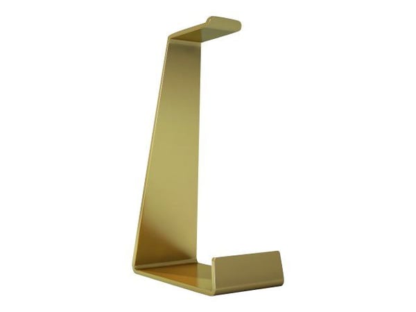 Multibrackets M Headset Holder - Monteringssett (skrivebordsmontering) - for hodetelefoner / hodesett - aluminium - messing - skrivebordsmonterbar