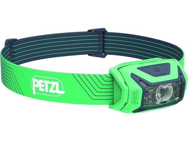 Petzl ACTIK, Hodebåndslommelykt, Grønn, Knapper, IPX4, 1 lamper, 2 lm