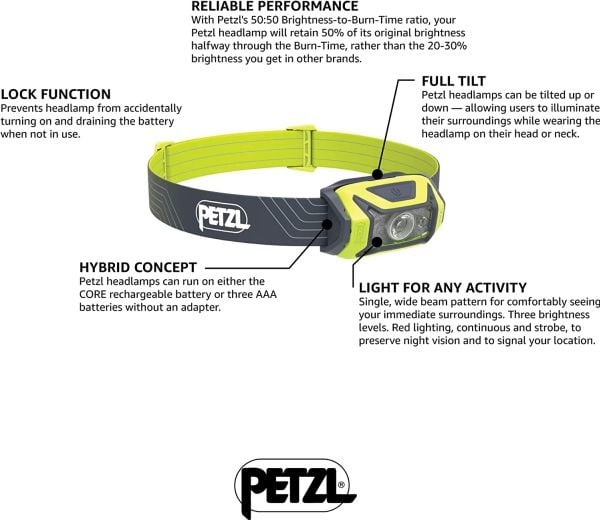 Petzl TIKKA - Hodelykt - LED - hvit