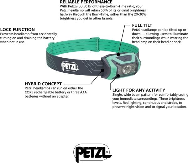 Petzl TIKKA - Hodelykt - LED - grønn