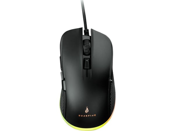 Surefire Gaming Buzzard Claw - Gaming Mus - Høyrehendt - Optisk - 7 knapper - Opptil 7200 dpi - USB - Svart
