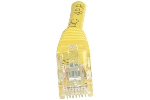 Patchkabel CAT.6 U/UTP uavskjermet kobber gul 1,5 m patchkabel med sperrebeskyttelse (EXC245740)