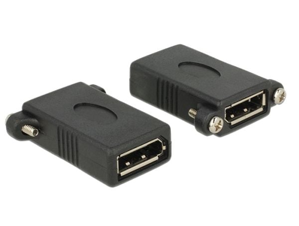 DeLOCK - DisplayPort Gender Switcher - DisplayPort (naaras) - DisplayPort (naaras) - musta