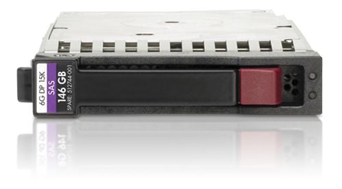 HPE Dual Port - Harddisk - 146 GB - hot-swap - 2.5" SFF - SAS 6Gb/s - 10000 rpm