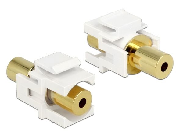 Delock - Audiokopling - minijakk hann til minijakk hann - 3.63 m - hvit