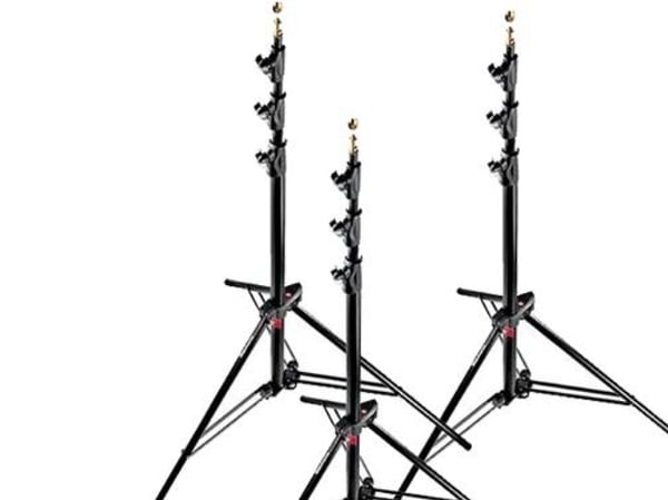 Manfrotto Master Stand - Stativ - max belastning: 9 kg - svart (förpackning om 3)
