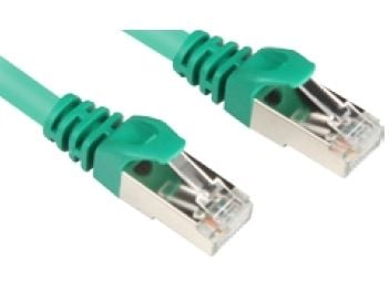 Sharkoon - Koblingskabel - RJ-45 (hann) til RJ-45 (hann) - SFTP - CAT 6 - grønn