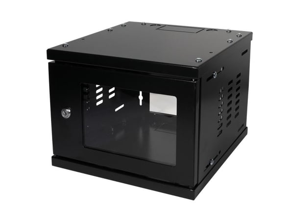 LogiLink W06Z33B, Väggmonterad rack, 4U, 20 kg, 6 kg, Svart