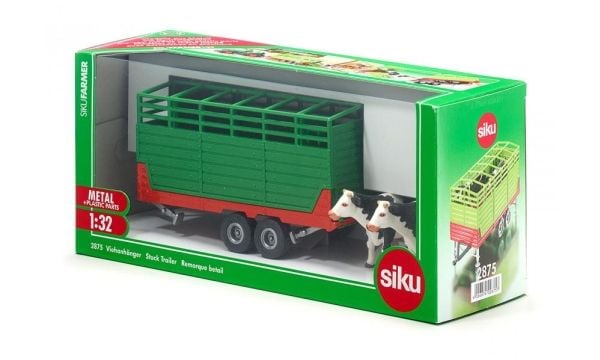 Siku 2875, Truck/trailer, Montert på forhånd, 1:32, Metall, Plast, 3 år, Grønn, Rød