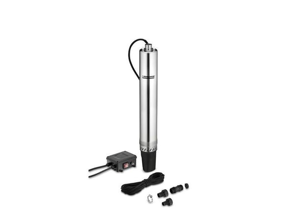 Kärcher BP 6 Deep Well, 1000 W, 5,5 Bar, 5000 l/h, Svart, Metallisk