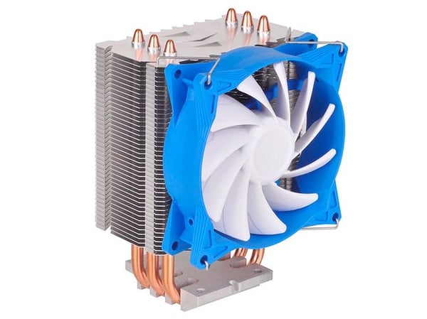 Silverstone SST-AR08, Kjøler, 9,2 cm, 1500 RPM, 2800 RPM, Blå, Metallisk, Hvit