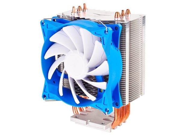 Silverstone SST-AR08, Kjøler, 9,2 cm, 1500 RPM, 2800 RPM, Blå, Metallisk, Hvit