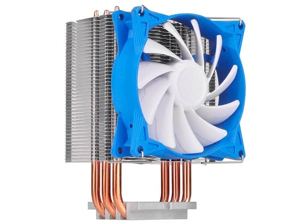 Silverstone SST-AR08, Kjøler, 9,2 cm, 1500 RPM, 2800 RPM, Blå, Metallisk, Hvit