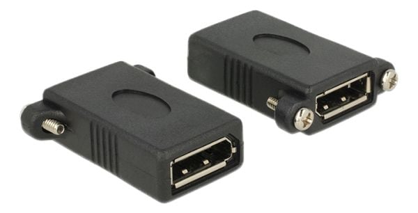 DeLOCK - DisplayPort Gender Switcher - DisplayPort (naaras) - DisplayPort (naaras) - musta