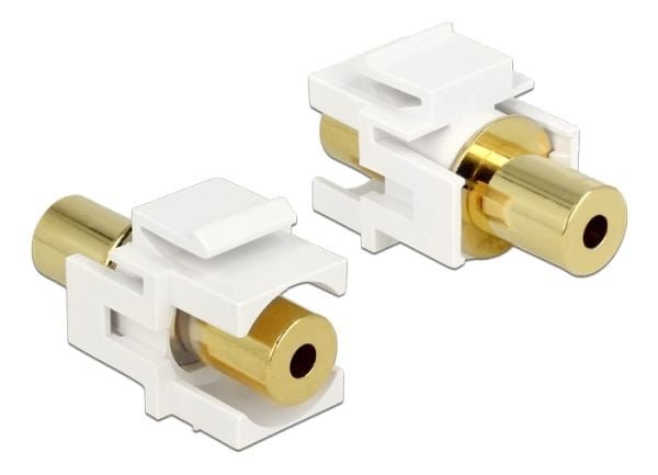 Delock - Audiokopling - minijakk hann til minijakk hann - 3.63 m - hvit