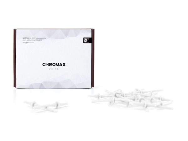 Noctua chromax NA-SAV2 - Vibrasjonsabsorberingssett for systemvifte - chromax.white