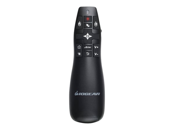 IOGEAR Red Point Pro Presenter Mouse - Presentasjonsfjernstyring - RF