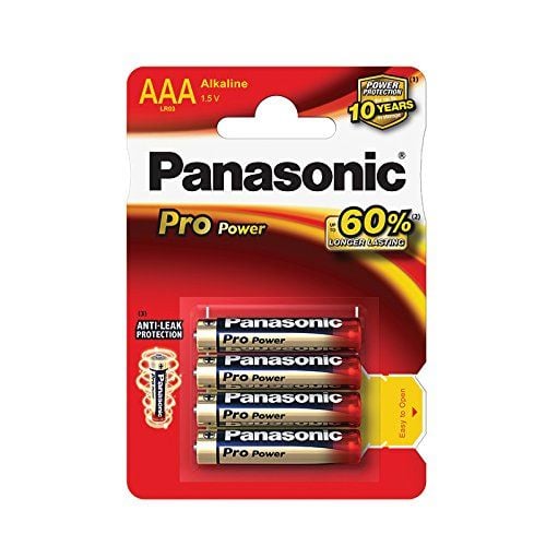 Panasonic Alkaline Pro Power LR03PPG - Batteri 4 x AAA - Alkalisk