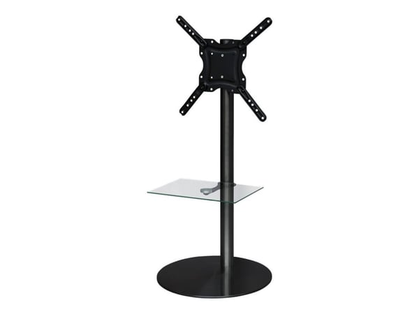 Sinox StandView SWB7160 - Stativ - for LCD-skjerm - aluminium, børstet stål - svart - skjermstørrelse: 26"-55" - plassering på gulv