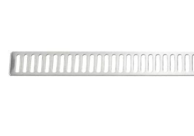 UNIDRAIN ClassicLine rist 600mm i rustfrit stål til linjeafløb, med børstet overflade. I design: Column.