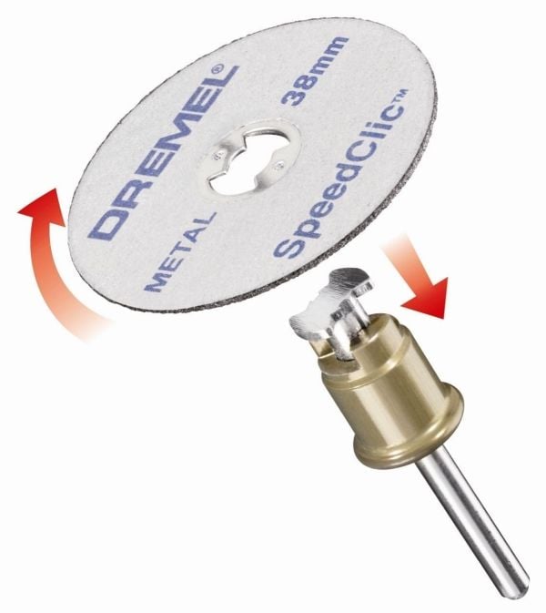 Dremel skärskivssats SC406 SPEEDCLIC Ø38 mm 2 st