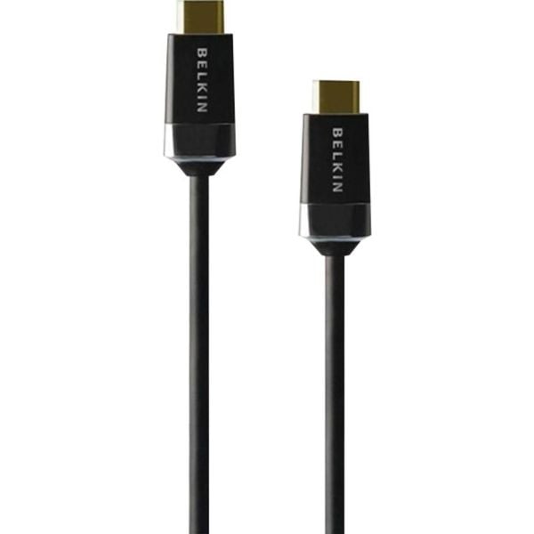 Belkin High Speed HDMI Cable - HDMI-kabel - HDMI hann til HDMI hann - 1 m - svart