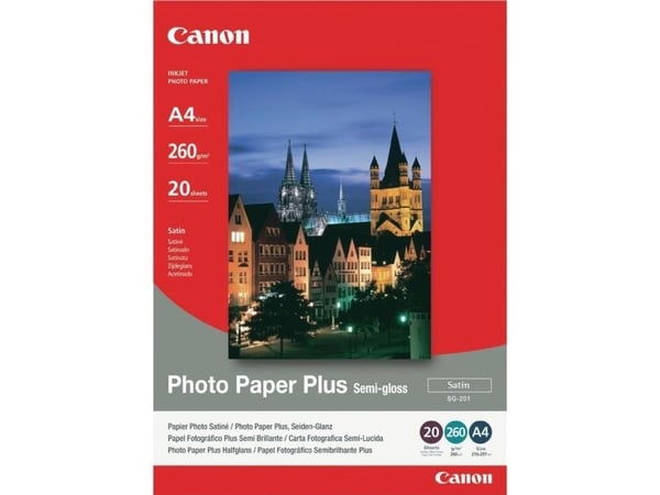 Canon 1686B021, Satiini, 260 g/m², A4, 20 arkkia, Semi, 210 mm