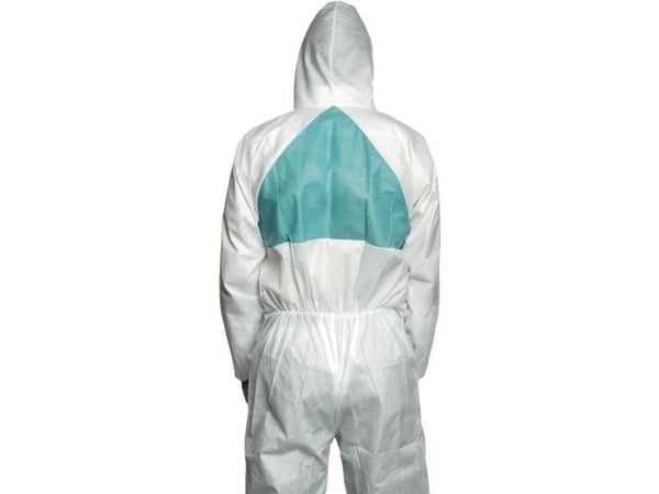 3M 4520-L, Valkoinen, L, Unisex, Vetoketju, SMS-suojahaalari