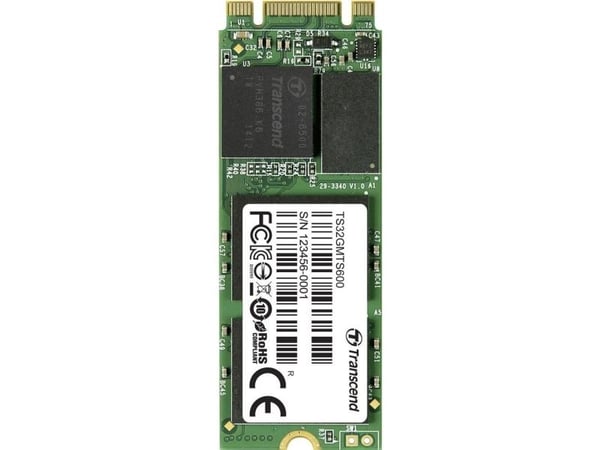 Transcend MTS600 - SSD - 32 GB - intern - M.2 2260 - SATA 6Gb/s