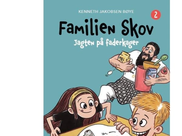 Familien Skov 2 - Jakten på faderkaker, Blå lesehobby | Kenneth Jakobsen Bøye | Språk: Dansk