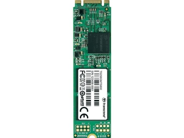 Transcend MTS800 - SSD - 256 GB - inbyggd - M.2 2280 - SATA 6Gb/s