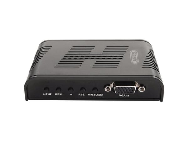 ABUS TVAC20001, Svart, 1600 x 1200 piksler, NTSC, PAL, Composite + S-Video, VGA, 12 V