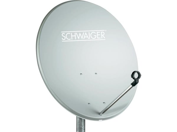 Schwaiger SPI440, 10,7 - 12,75 GHz, 32,6 dBi, Harmaa, Alumiini, Muovi, Terästä, 42 cm, 424 mm