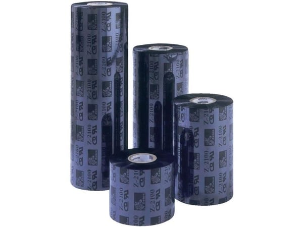 Zebra 2300 Performance Wax, 74 m, 11 cm, musta, Vaha, 1,2 cm